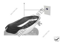 Rain cover, seat for BMW Motorrad C 600 Sport from 2011