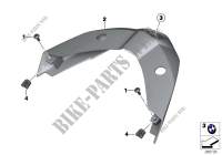 Rear trim panel, middle for BMW Motorrad C 600 Sport from 2011