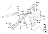 Single parts, clutch lever for BMW K 1200 GT from 2004