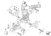 Spring strut, rear for BMW K 1200 GT from 2004