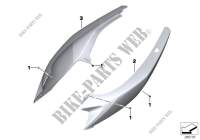 Tail trim for BMW Motorrad C 600 Sport from 2011