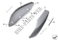 Tail trim for BMW C 650 GT from 2011