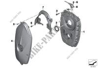 Timing chain cover for BMW Motorrad R 1200 GS Adventure 10 from 2008