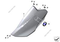 Trim side panel, top for BMW Motorrad C 600 Sport from 2011