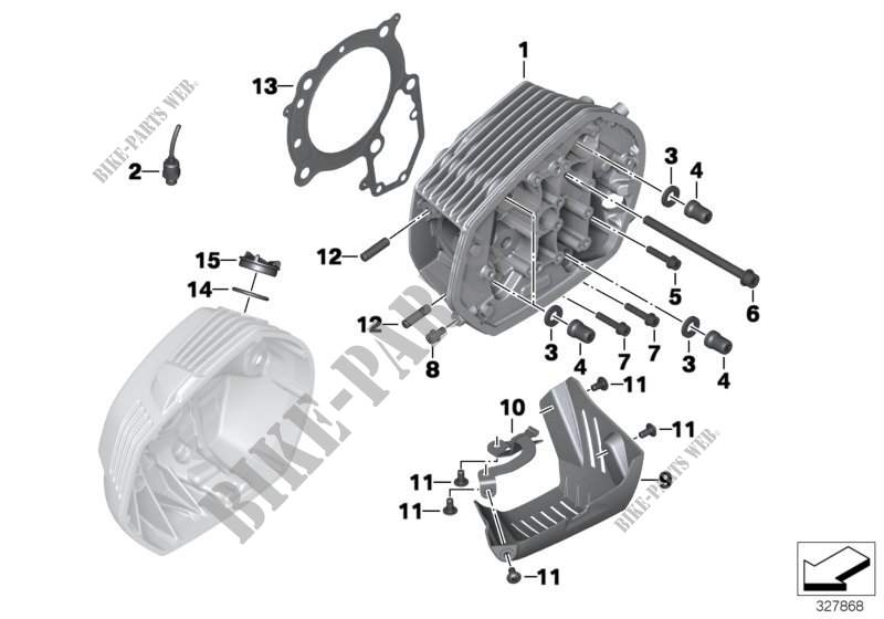 Cylinder head/Mounting parts for BMW R 1200 RT 10 from 2008