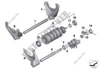 6 speed gearbox shift components for BMW R 1200 RT 10 from 2008