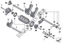 6 speed gearbox shift components for BMW F 650 GS from 2006