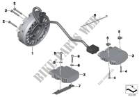 Alternator / alternator regulator for BMW R 1200 R from 2013
