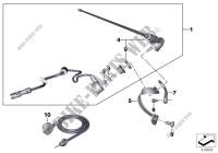 Antenna audio system for BMW Motorrad R 1200 RT 10 from 2008