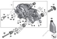 Bevel gear, Integral ABS Generation 1 for BMW K 1200 GT from 2004