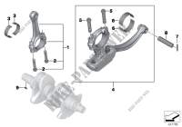 Crankshaft/Connecting rod/Mounting parts for BMW F 650 GS from 2006