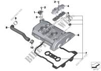 Cylinder head cover/Mounting parts for BMW F 650 GS from 2006