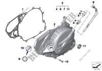 Engine housing cover, left Engine F 650 bmw-motorcycle 2006 K7x 61354