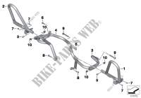 Engine roll bar, authority vehicles for BMW Motorrad R 1250 RT from 2017