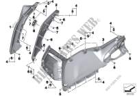 Fairing side section, front for BMW Motorrad C evolution from 2013