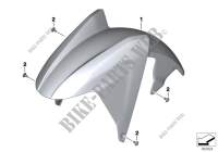 Front wheel cover for BMW Motorrad C evolution from 2013
