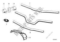 Handlebar for BMW Motorrad R 100 RS from 1980