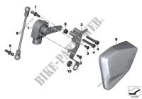 Level sensor, rear for BMW R 1200 R from 2013