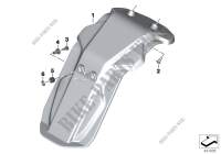 Mudguard for BMW Motorrad S 1000 XR from 2014