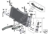Radiator for BMW F 650 GS from 2006