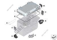 Single parts, aluminium case for BMW Motorrad F 800 GS 17 from 2014