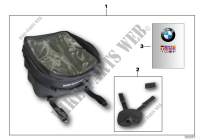 Tank bag for BMW F 650 GS from 2006