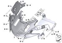Upper trim section for BMW Motorrad R 1250 RT from 2017
