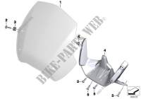 Windscreen for BMW R 1200 R from 2013