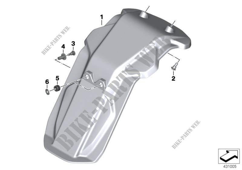 Mudguard for BMW Motorrad S 1000 XR from 2014
