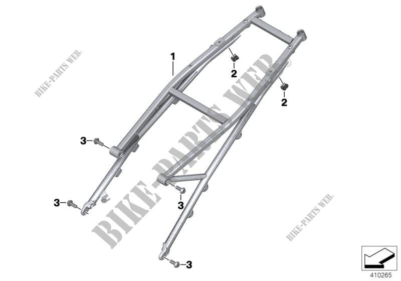 Rear frame for BMW R 1200 R from 2013