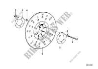 Brake disc, front for BMW Motorrad R 80, R 80 /7 from 1980