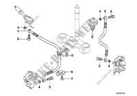 Brake pipe for BMW Motorrad F 650 from 1996