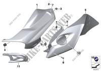 Fairing side section for BMW K 1300 R from 2007