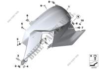 Fairing side section, front for BMW Motorrad F 800 R 15 from 2013