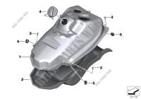 Fuel tank/mounting parts for BMW Motorrad C 600 Sport from 2011