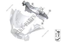 Instrument cover for BMW R 1200 RT 10 from 2008
