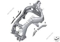 Main frame for BMW Motorrad K 1600 GTL Exclusive from 2013