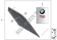Set of mudguards for BMW Motorrad F 800 R 15 from 2013
