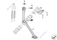 Side stand for BMW Motorrad R 1200 GS 04 from 2002