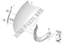 Windscreen for BMW R 1200 RT 10 from 2008