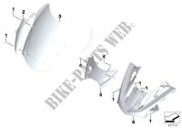 Windshield / mounting for BMW Motorrad K 1600 GTL Exclusive from 2013