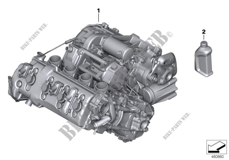 Engine for BMW Motorrad K 1300 S from 2007