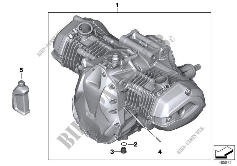Engine for BMW Motorrad R 1200 GS from 2011