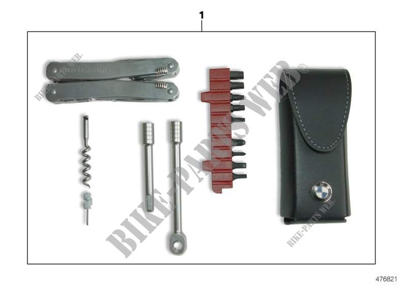 Multifunction tool for BMW Motorrad R 1200 GS 08 from 2006