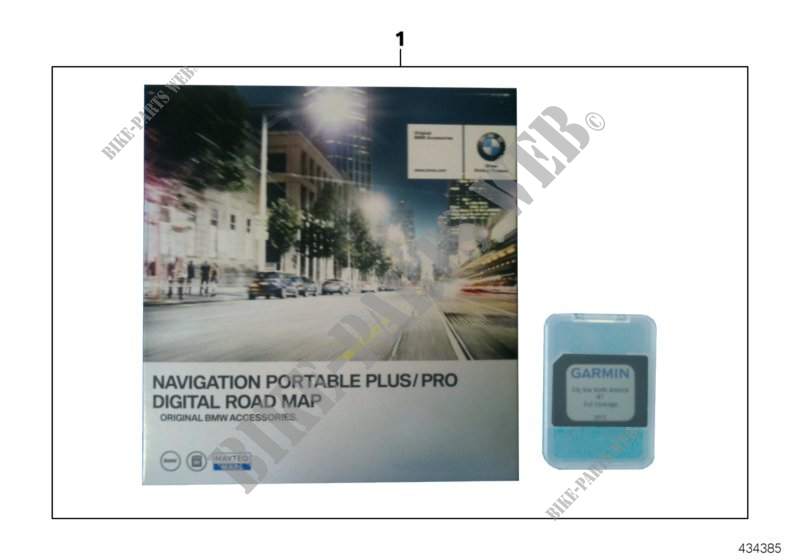 SD navigation road map for BMW Motorrad C 600 Sport from 2011