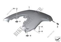 Covering center for BMW Motorrad F 800 GS 17 from 2014