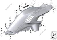 Fairing side section for BMW Motorrad R 1200 GS from 2011