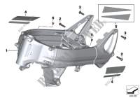 Front frame for BMW Motorrad F 800 R 17 from 2015