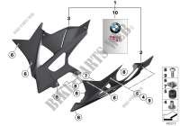 HP Carbon engine spoiler for BMW Motorrad S 1000 RR from 2010