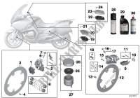 Service, brakes for BMW Motorrad R 900 RT 05 SF from 2005